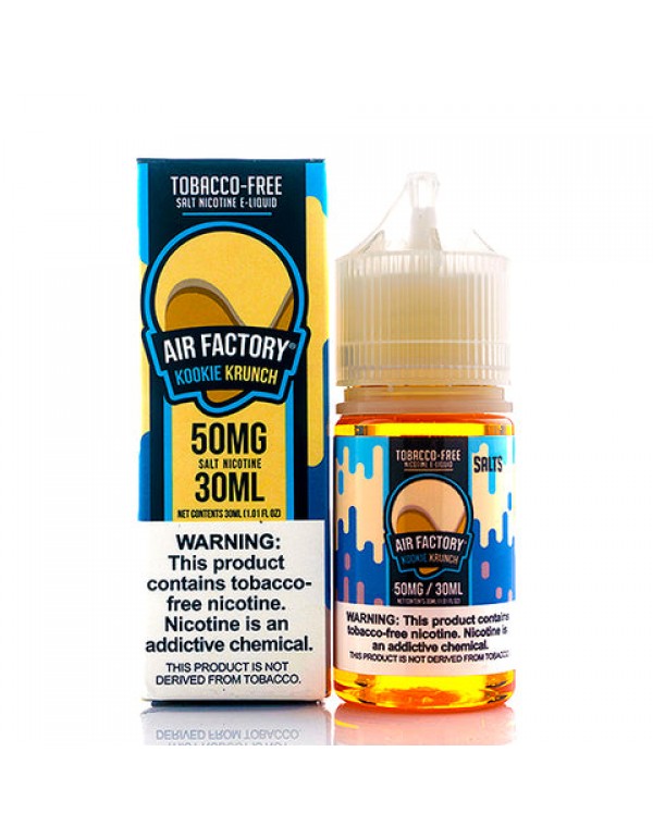 Kookie Krunch Salt - Air Factory E-Juice [Nic Salt...