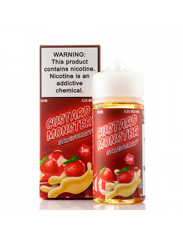 Strawberry - Custard Monster E-Juice (100 ml)