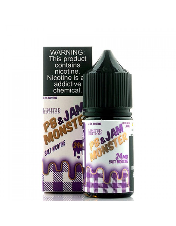 PB & Grape Jam Salt - Jam Monster E-Juice