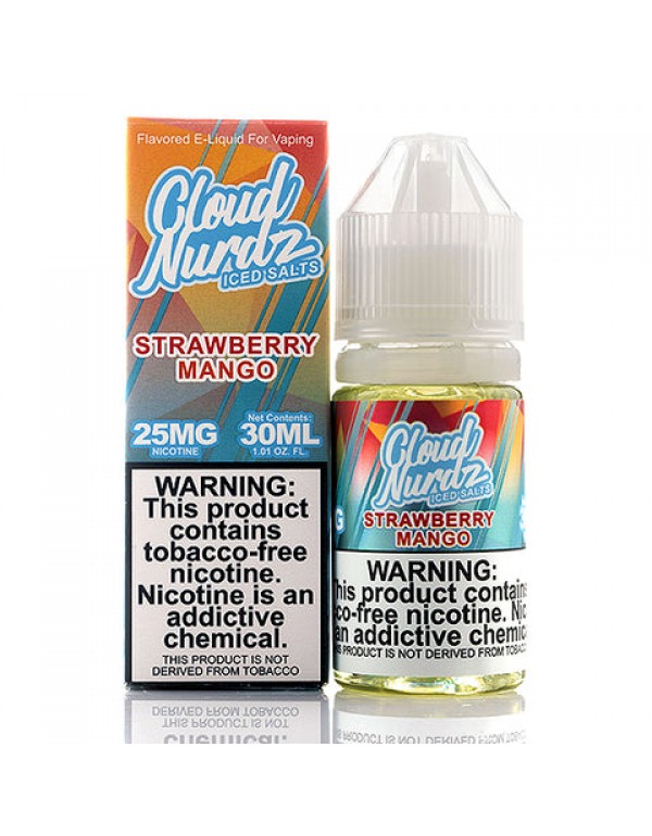 Strawberry Mango Iced Salt - Cloud Nurdz E-Juice