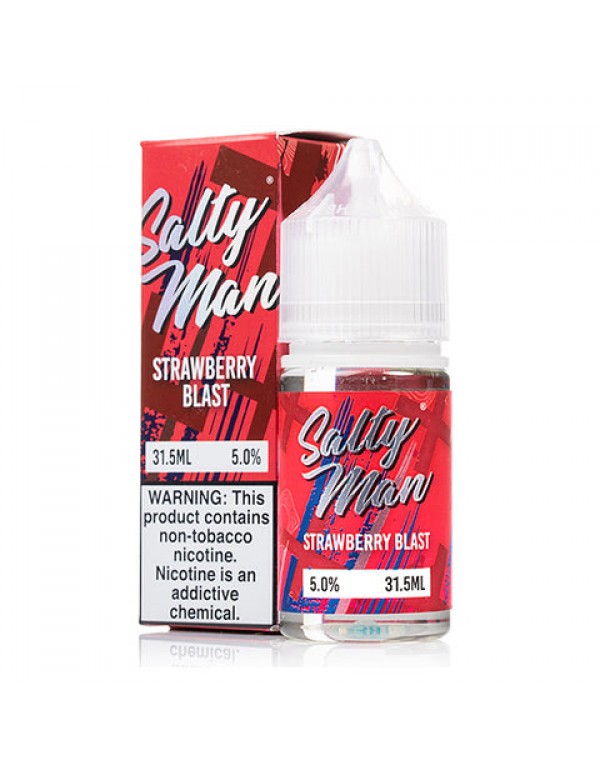 Strawberry Blast - Salty Man E-Juice