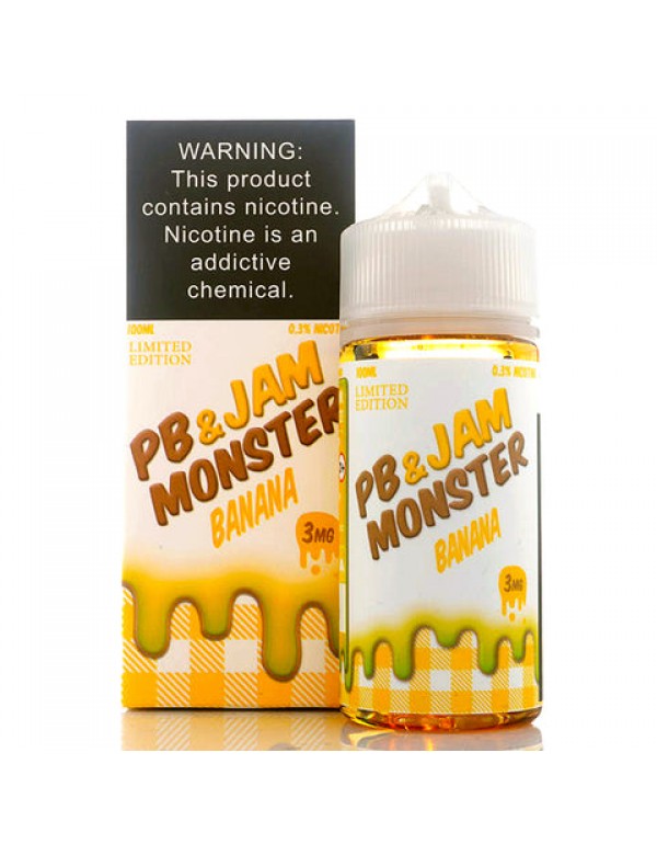 PB & Banana Jam - Jam Monster E-Juice (100 ml)