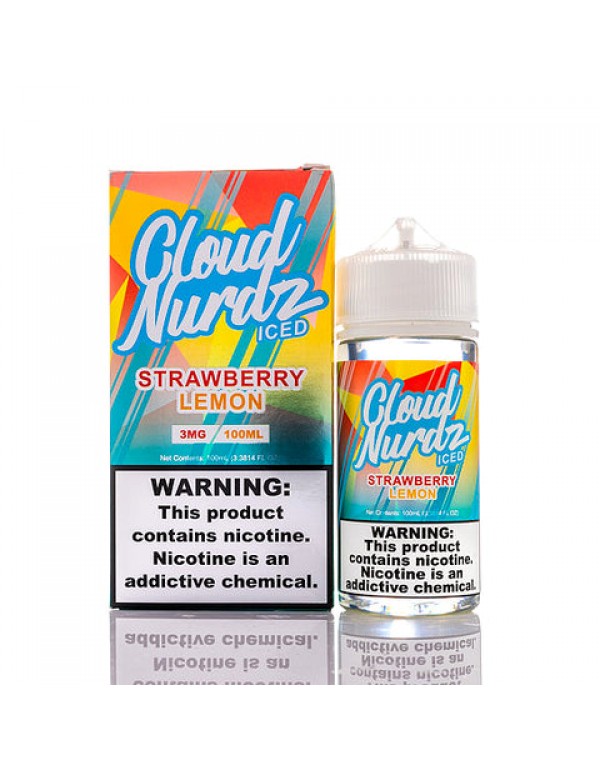 Strawberry Lemon Iced - Cloud Nurdz E-Juice (100 ml)