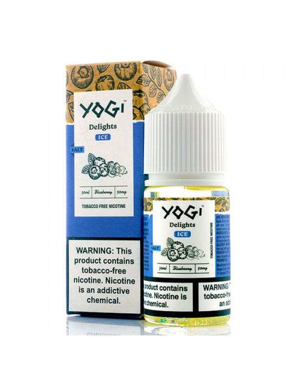 Blueberry Ice Salt - Yogi Delights E-Juice [Nic Salt Version]