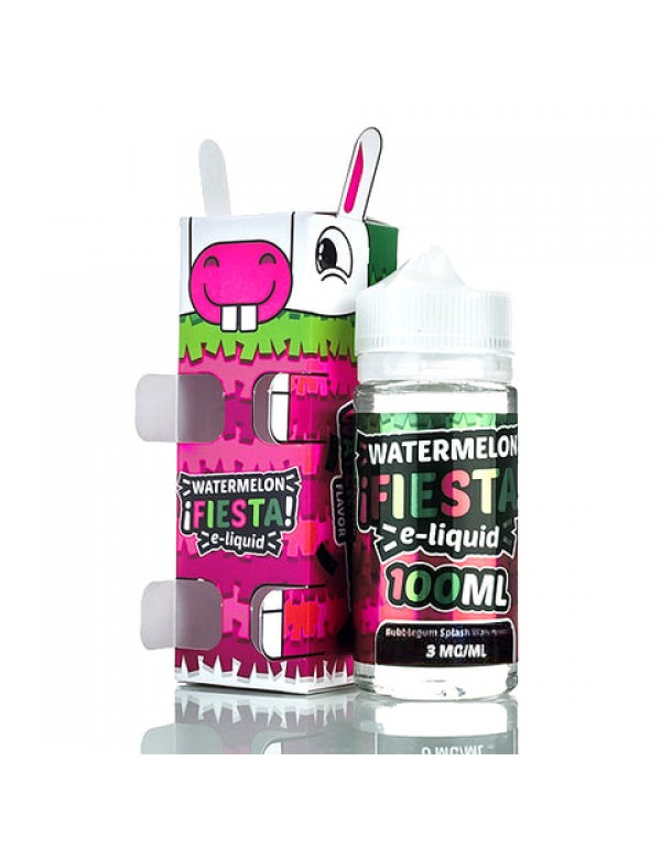 Bubblegum Splash Watermelon - Watermelon Fiesta E-Juice (100 ml)