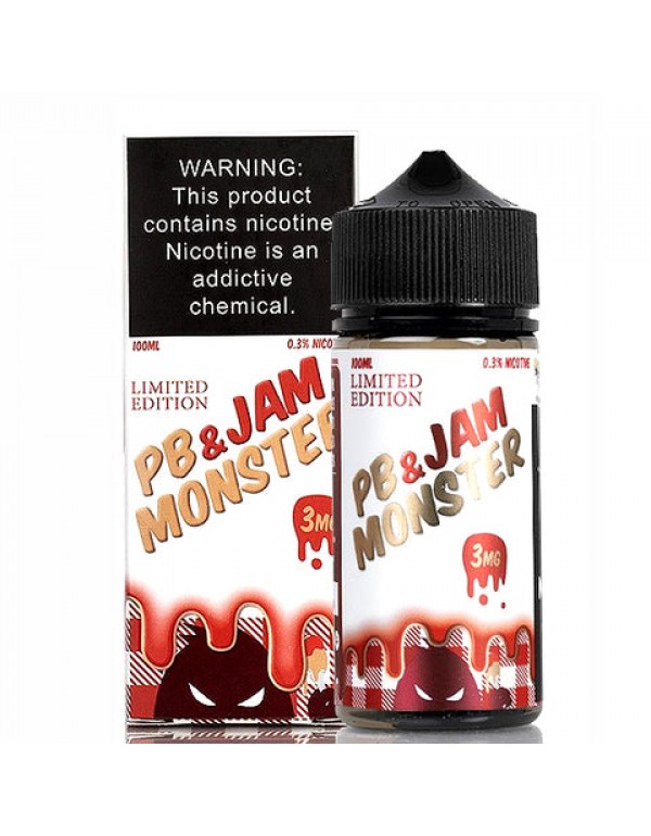 PB & Strawberry Jam - Jam Monster E-Juice (100...