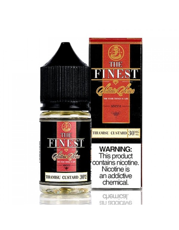 Tiramisu Custard Salt - The Finest E-Juice [Nic Sa...