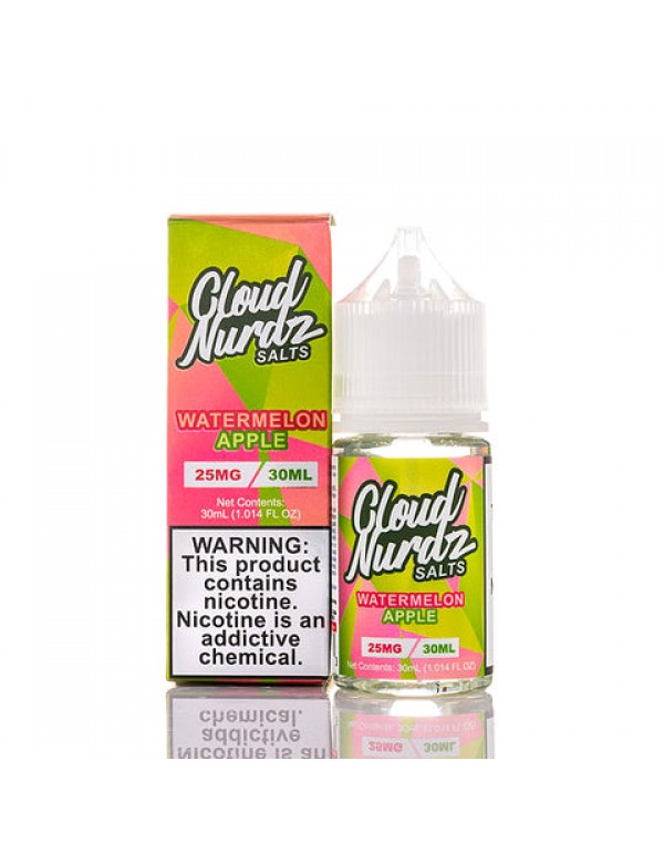 Watermelon Apple Salt - Cloud Nurdz E-Juice