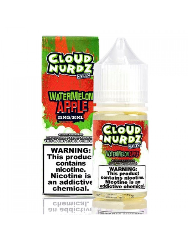 Watermelon Apple Salt - Cloud Nurdz E-Juice