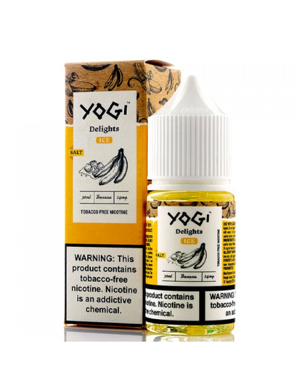 Banana Ice Salt - Yogi Delights E-Juice [Nic Salt ...