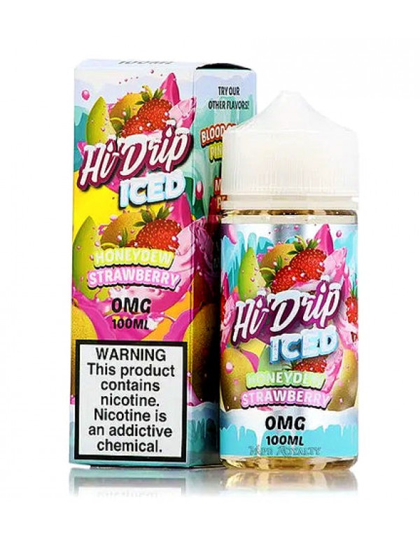 Honeydew Strawberry Iced - Hi Drip E-Juice (100 ml...