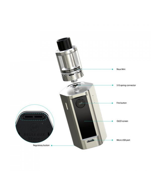 Wismec Reuleaux RX Mini 80W TC Kit by Jay Bo Designs