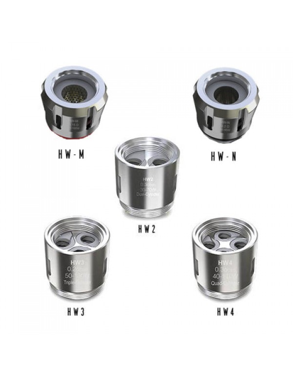 Eleaf HW2, HW3, HW4, HW-M, HW-M Kanthal Coils / Atomizer Heads (5 pack)